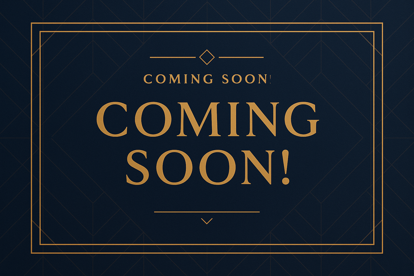 Coming Soon!